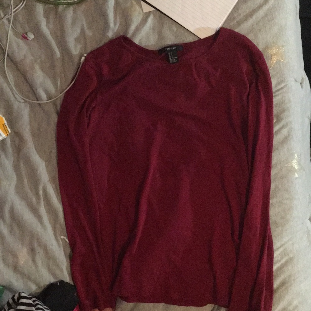 Red longsleeve shirt